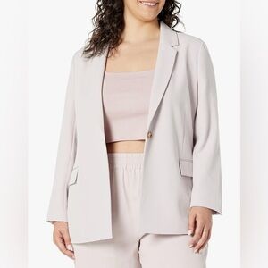 The Drop Blake Long Blazer in Lilac Marble 2X NWT